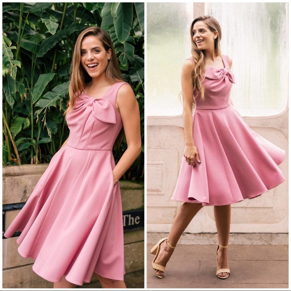 Gal Meets Glam Zoe Bow Dress Size 6